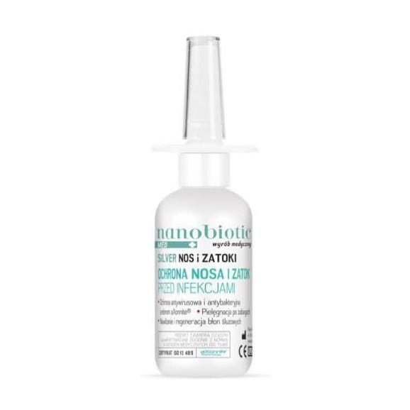 Nanobiotic Med Silver Nos i Zatoki, spray, 30 ml - zdjęcie produktu