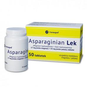 Asparaginian Lek, tabletki, 50 szt. - zdjęcie produktu