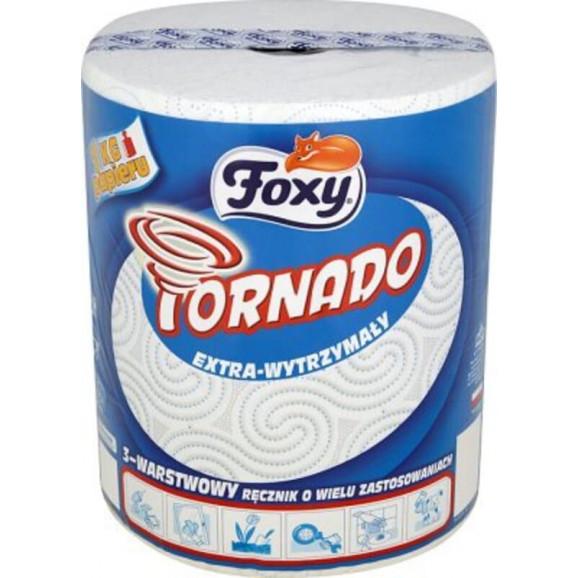 Foxy Tornado, ręcznik papierowy 3-warstwowy, 1 kg papieru - zdjęcie produktu