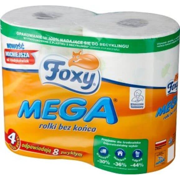 Foxi Mega Papier Toaletowy Mega Rolki 4 Szt