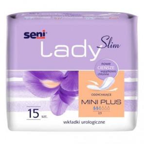 Seni Lady Slim Mini Plus, wkładki urologiczne dla kobiet, 15 szt. - zdjęcie produktu
