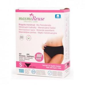 Masmi, majtki menstruacyjne z bawełny organicznej, rozmiar S, 1szt. - zdjęcie produktu