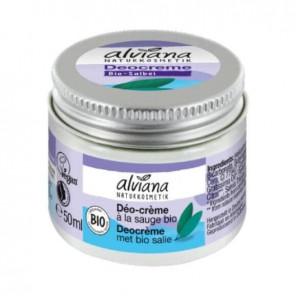 Alviana, odświeżający dezodorant w kremie z organiczną szałwią, 50 ml - zdjęcie produktu