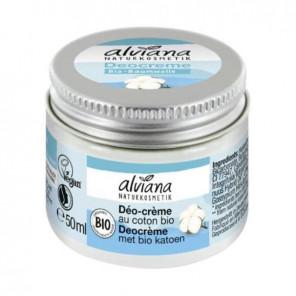Alviana, odżywczy dezodorant w kremie z organiczną bawełną, 50 ml - zdjęcie produktu