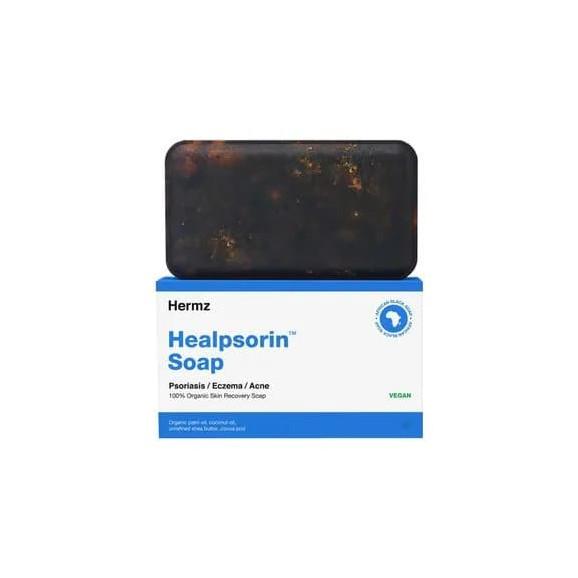 Healpsorin, czarne mydło afrykańskie na łuszczycę i trądzik, 100 g - zdjęcie produktu
