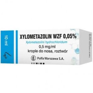 Xylometazolin WZF 0,05%, krople do nosa, roztwór, 10 ml - zdjęcie produktu