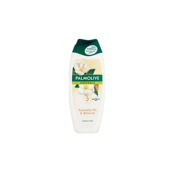 Palmolive Naturals, kremowy żel pod prysznic, olejek kameliowy i migdał, 500 ml Palmolive Naturals, kremowy żel pod prysznic, olejek kameliowy i migdał, 500 ml - zdjęcie produktu