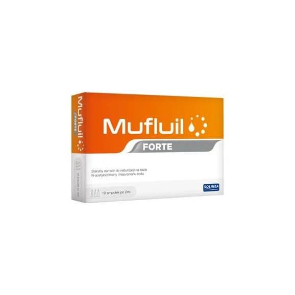 Mufluil Forte, sterylny roztwór do nebulizacji, 2 ml, ampułki 10 szt. - zdjęcie produktu