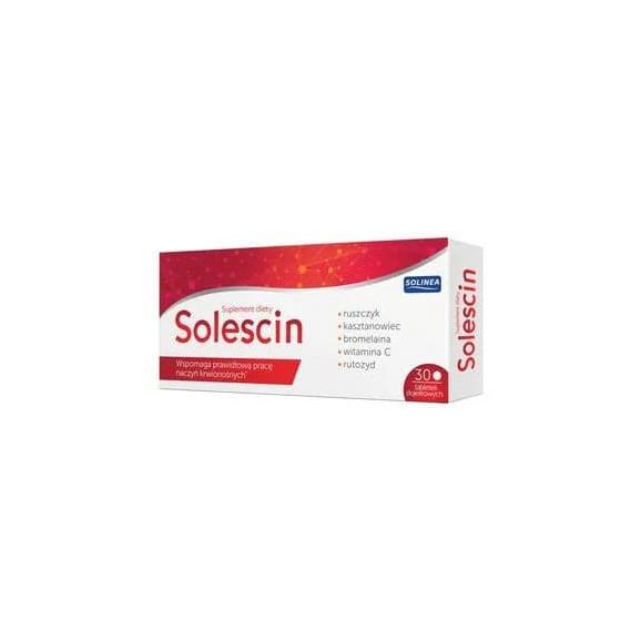 Solescin, tabletki dojelitowe, 30 szt. - zdjęcie produktu