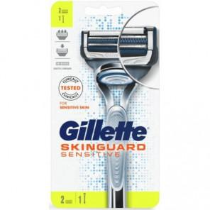Maszynka Gillette Skinguard Sensitive, uchwyt + 2 wkłady - zdjęcie produktu