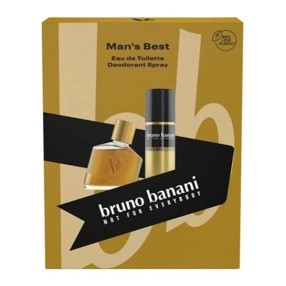 Bruno Banani Man's Best, woda toaletowa 30 ml + dezodorant 50 ml, zestaw, 1 szt. - zdjęcie produktu