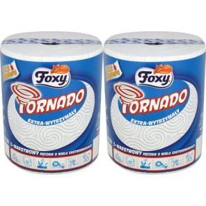Foxy Tornado, ręcznik papierowy 3-warstwowy, 1 kg papieru, zestaw, 2 szt. - zdjęcie produktu