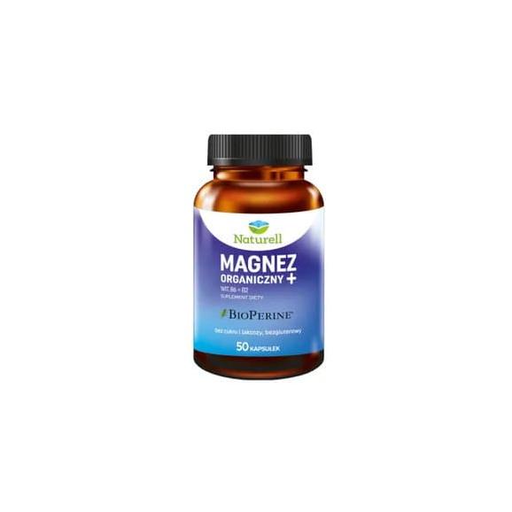 Naturell Magnez Organiczny+, kapsułki, 50 szt. - zdjęcie produktu