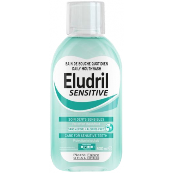 Eludril Sensitive, płyn do płukania jamy ustnej, 500 ml - zdjęcie produktu