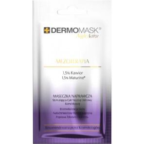 L'BIOTICA Dermomask Night Active Mezoterapia, maseczka naprawcza, 12 ml - zdjęcie produktu