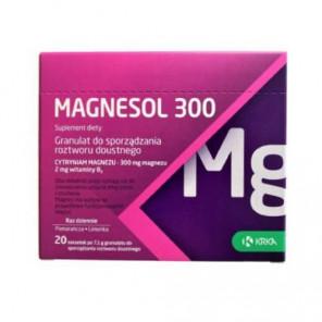 Magnesol 300 mg, saszetki, 20 szt. - zdjęcie produktu