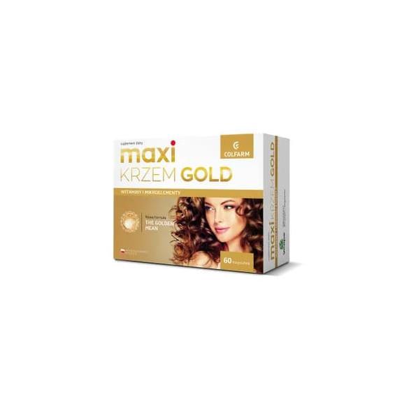 Maxi Krzem Gold, kapsułki, 60 szt. - zdjęcie produktu