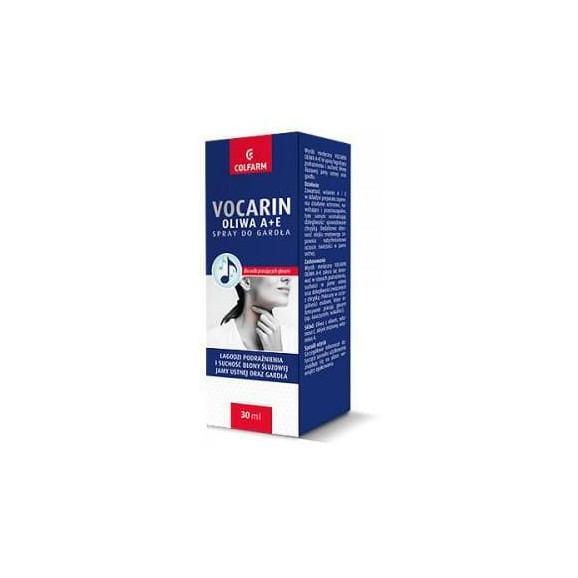 Vocarin Oliwa A+E, spray do gardła, 30 ml - zdjęcie produktu