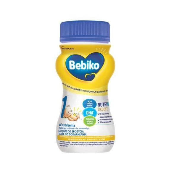 Bebiko 1 NUTRIflor Expert, mleko początkowe dla niemowląt od urodzenia, 200 ml - zdjęcie produktu