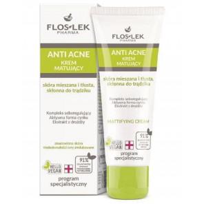 Flos-Lek Anti Acne 24h System, krem matujący, 50 ml - zdjęcie produktu