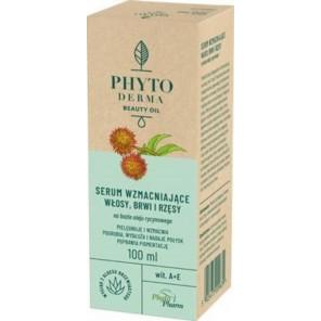 PhytoDerma Beauty Oil, serum wzmacniające włosy, brwi i rzęsy, 50 ml - zdjęcie produktu