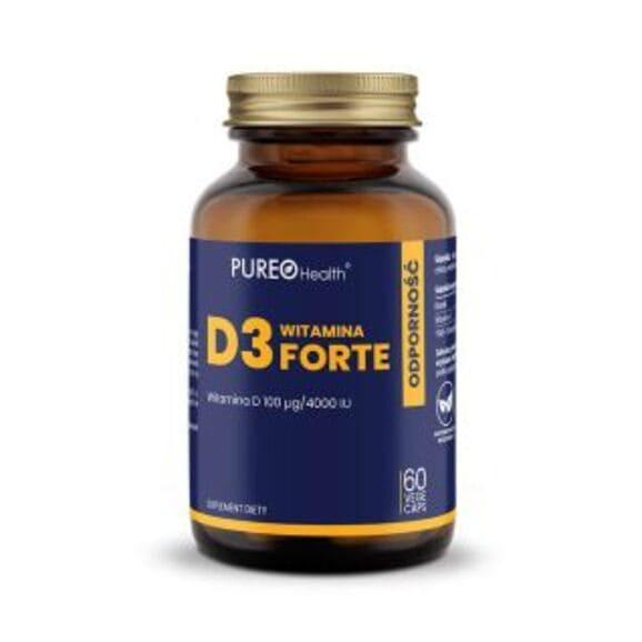 Pureo Health Witamina D3 Forte, kapsułki, 60 szt. - zdjęcie produktu