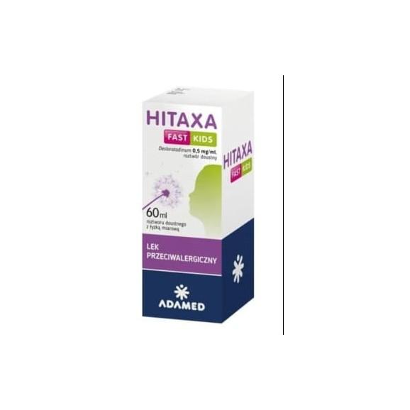 Hitaxa Fast Kids, roztwór doustny, 60 ml - zdjęcie produktu