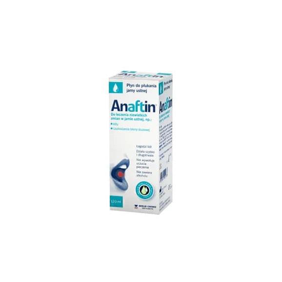 Anaftin, płyn do płukania jamy ustnej, 120 ml - zdjęcie produktu