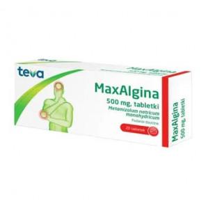 MaxAlgina Teva, 500 mg, tabletki, 20 szt. - zdjęcie produktu