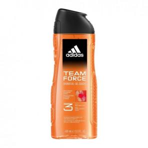 Adidas Team Force, żel do mycia dla mężczyzn 3w1, 400 ml - zdjęcie produktu