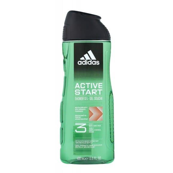 Adidas Active Start, żel do mycia dla mężczyzn 3w1, 400 ml - zdjęcie produktu