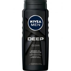 Nivea MEN Deep Clean, żel pod prysznic, 500 ml - zdjęcie produktu