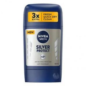 Nivea MEN Silver Protect 48h, antyperspirant w sztyfcie dla mężczyzn, 50 ml - zdjęcie produktu