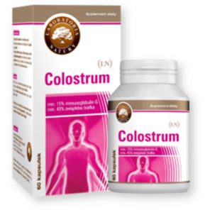 Colostrum (LN), kapsułki, 60 szt. (Laboratoria Natury) - zdjęcie produktu
