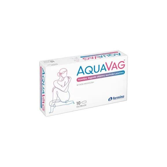 AquaVag, globulki dopochwowe, 10 szt. - zdjęcie produktu