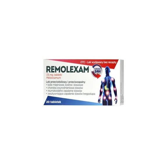 Remolexam 7,5 mg, tabletki, 20 szt. - zdjęcie produktu