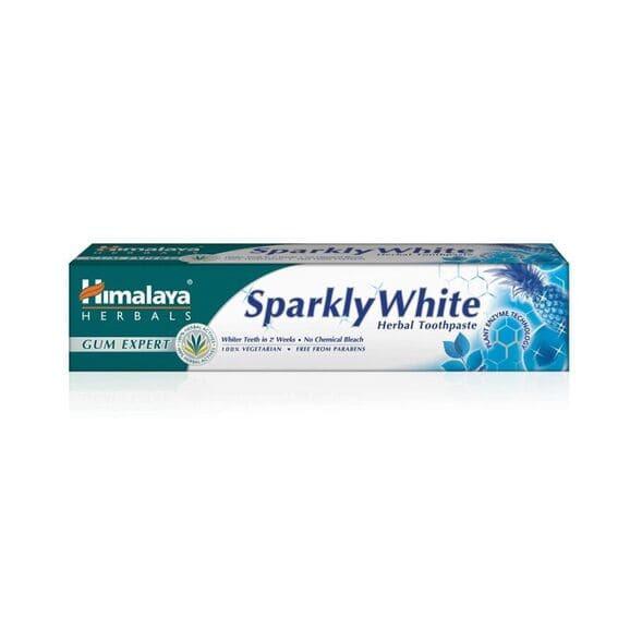 Himalaya Sparkly White, pasta do zębów, bez fluoru, 75 ml - zdjęcie produktu