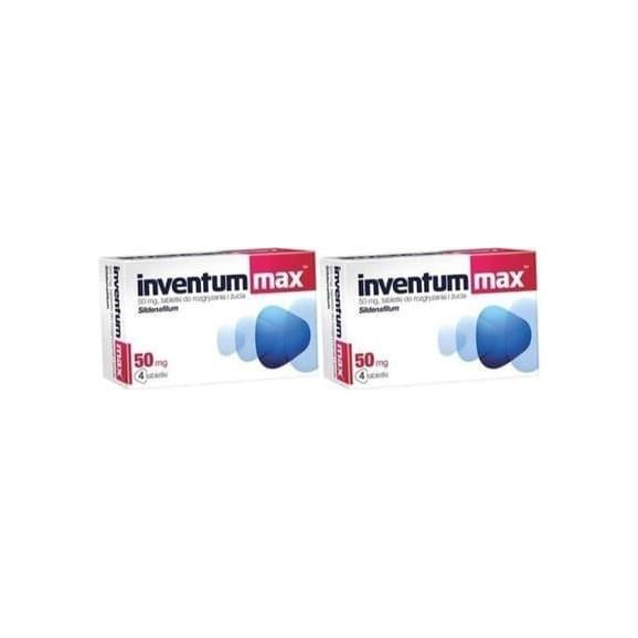 Inventum Max, 50 mg, tabletki, 2x 4 szt. - zdjęcie produktu