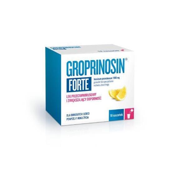 Groprinosin Forte 1000 mg, saszetki, 10 szt. - zdjęcie produktu