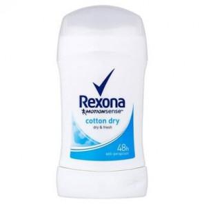 Rexona Cotton Dry, antyperspirant, sztyft, 40 ml - zdjęcie produktu
