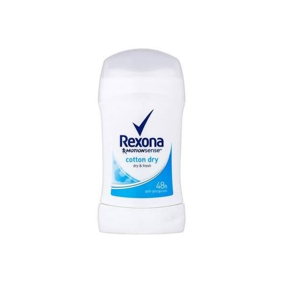 Rexona Cotton Dry, antyperspirant, sztyft, 40 ml Rexona Cotton Dry, antyperspirant, sztyft, 40 ml - zdjęcie produktu