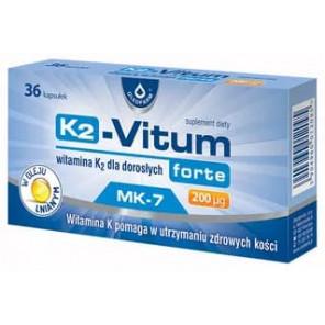 K2-Vitum forte 200 mg, kapsułki, 36 szt. - zdjęcie produktu
