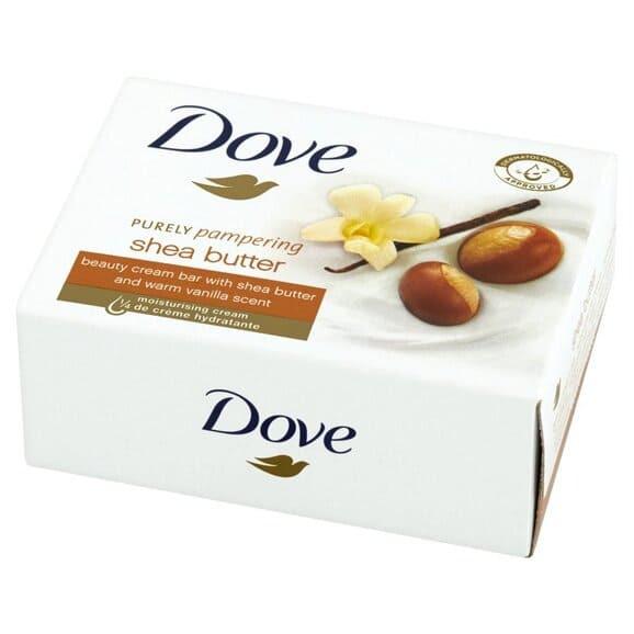 Dove Shea Butter, mydło w kostce, 100 g - zdjęcie produktu