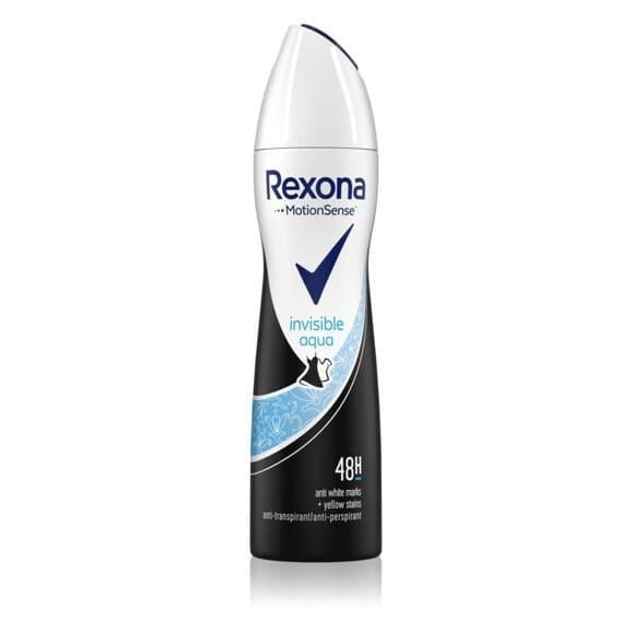 Rexona Invisible Aqua, antyperspirant w sprayu dla kobiet, 150 ml - zdjęcie produktu