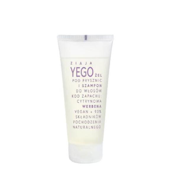 Ziaja Yego, żel pod prysznic i szampon do włosów, cytrynowa werbena, 200 ml - zdjęcie produktu