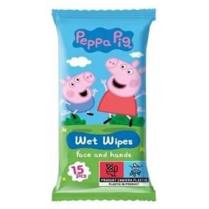 Świnka Peppa, chusteczki nawilżane dla dzieci, 15 szt. - zdjęcie produktu