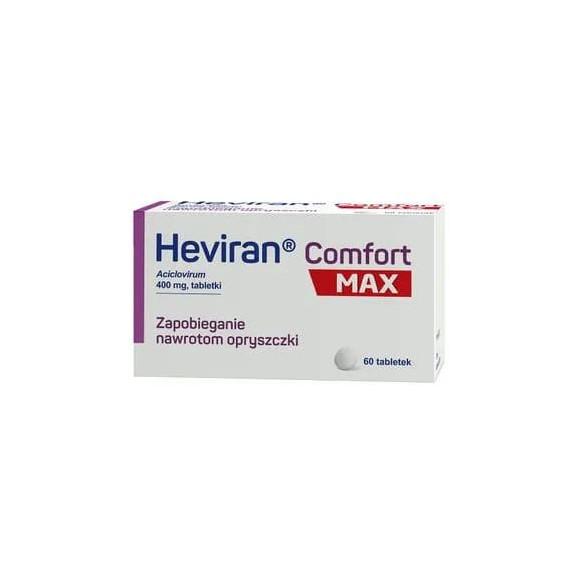 Heviran Comfort Max 400 mg, tabletki, 60 szt. - zdjęcie produktu