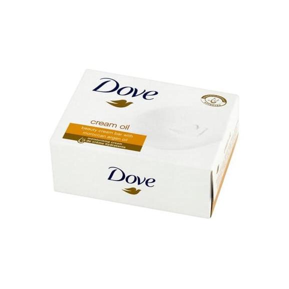 Dove Cream Oil, mydło w kostce, 100 g - zdjęcie produktu