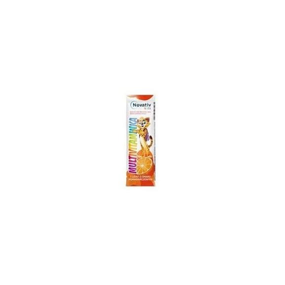 Novativ Kids Multivitaminka, lizaki o smaku pomarańczowym, 1 szt. Novativ Kids Multivitaminka, lizaki o smaku pomarańczowym, 1 szt. - zdjęcie produktu