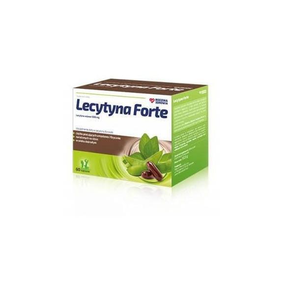 Rodzina Zdrowia Lecytyna Forte, kapsułki, 60 szt. - zdjęcie produktu